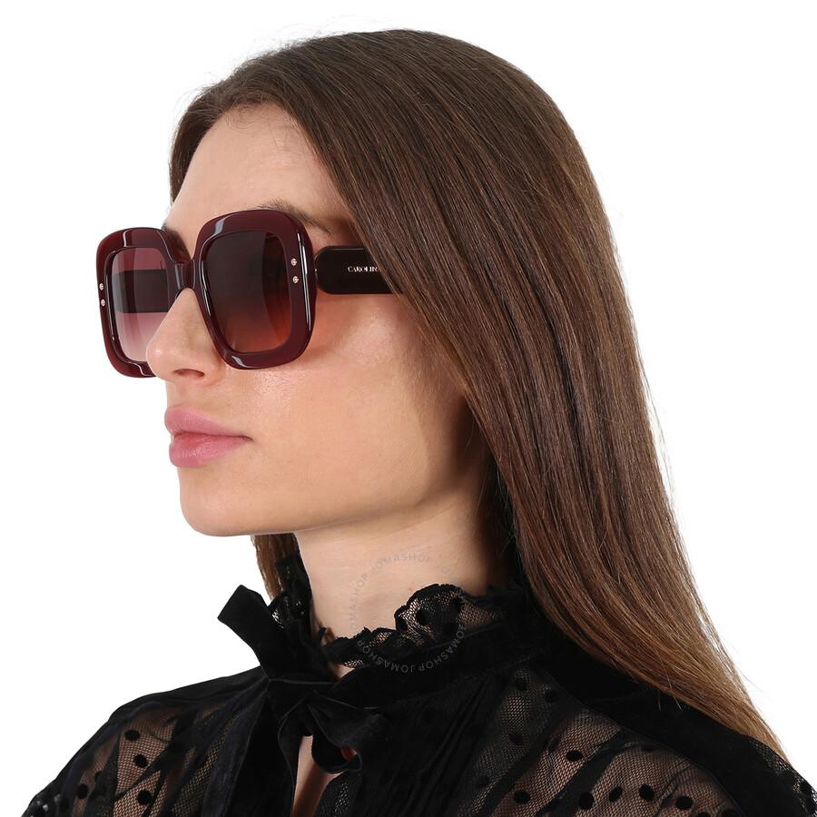 Carolina Herrera Shaded Square Sunglasses Ch 0010/s 0lhf/3x  display picture 1