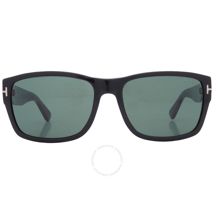 Tom Ford Mason Rectangular Sunglasses Ft0445 01n 58 in Gray for Men Lyst