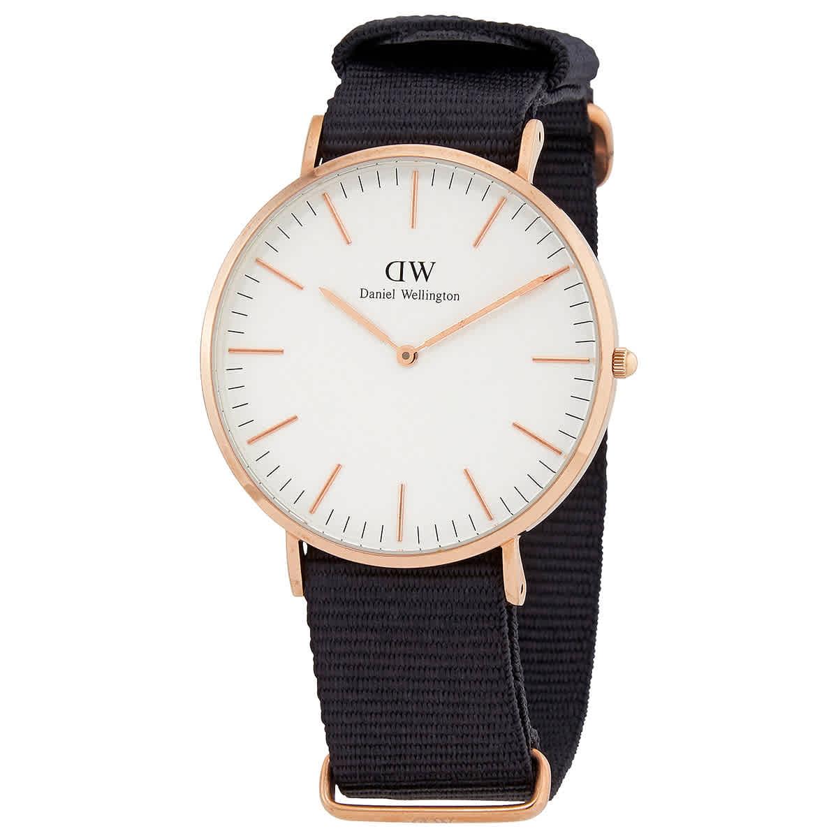 forståelse Udover interferens Daniel Wellington Synthetic Cornwall Quartz eggshell White Dial Watch in  Black,Gold Tone,Pink,Rose Gold t (Metallic) for Men - Lyst
