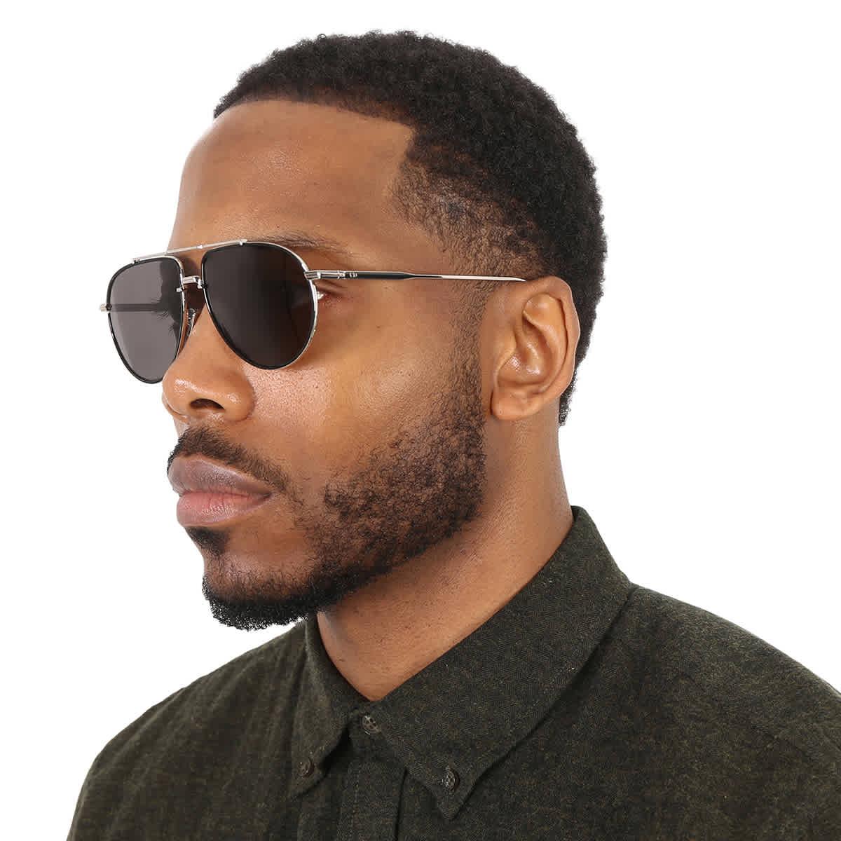 Dior Dark Grey Pilot Sunglasses Blacksuit Au F4a0 58 in Gray for Men Lyst