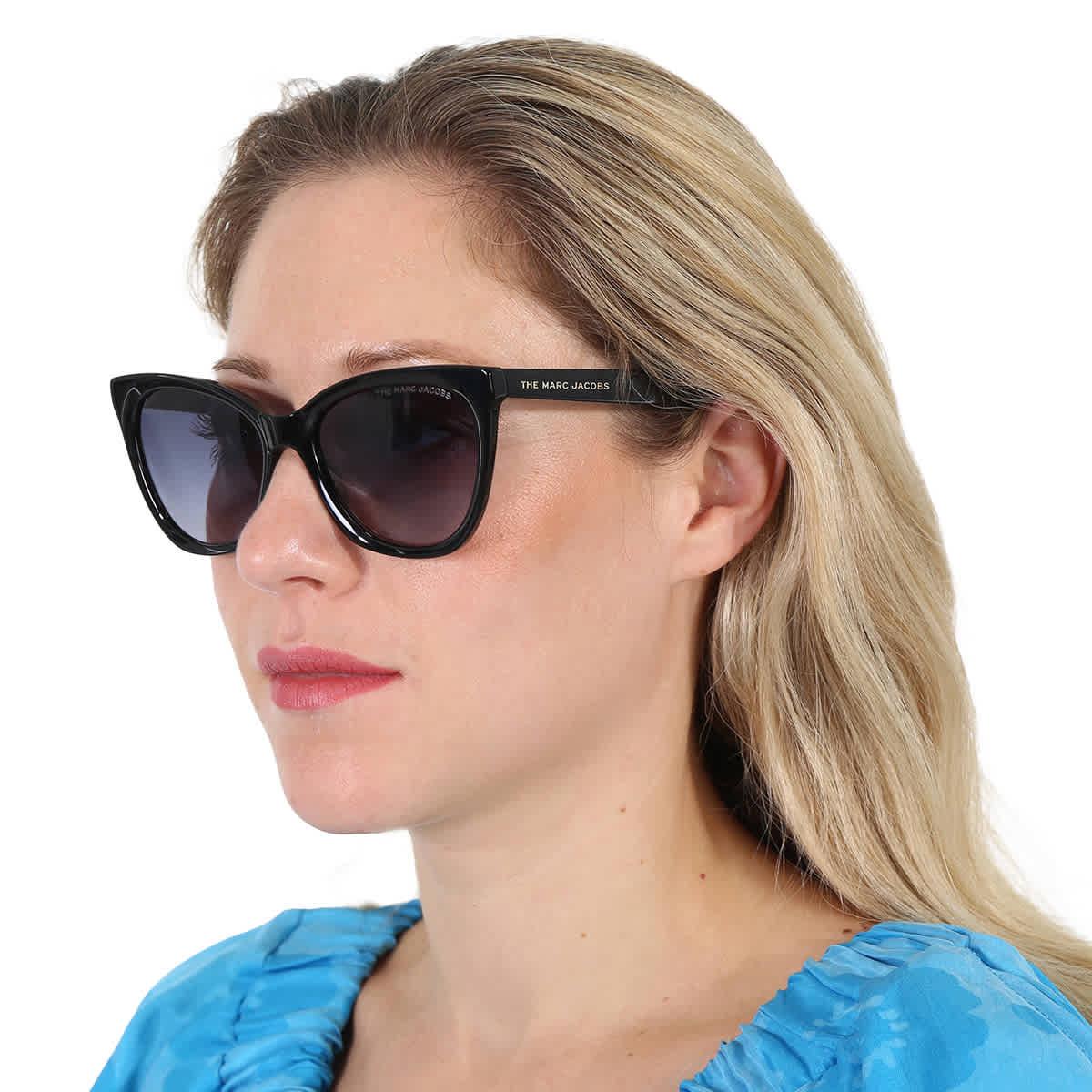 Marc Jacobs Marc 500/S 80790 Cat-Eye Sunglasses + Case           M466 Marc Jacobs Grey Cat Eye Sunglasses Marc 500/s 0807/9o 54 in  main image 3