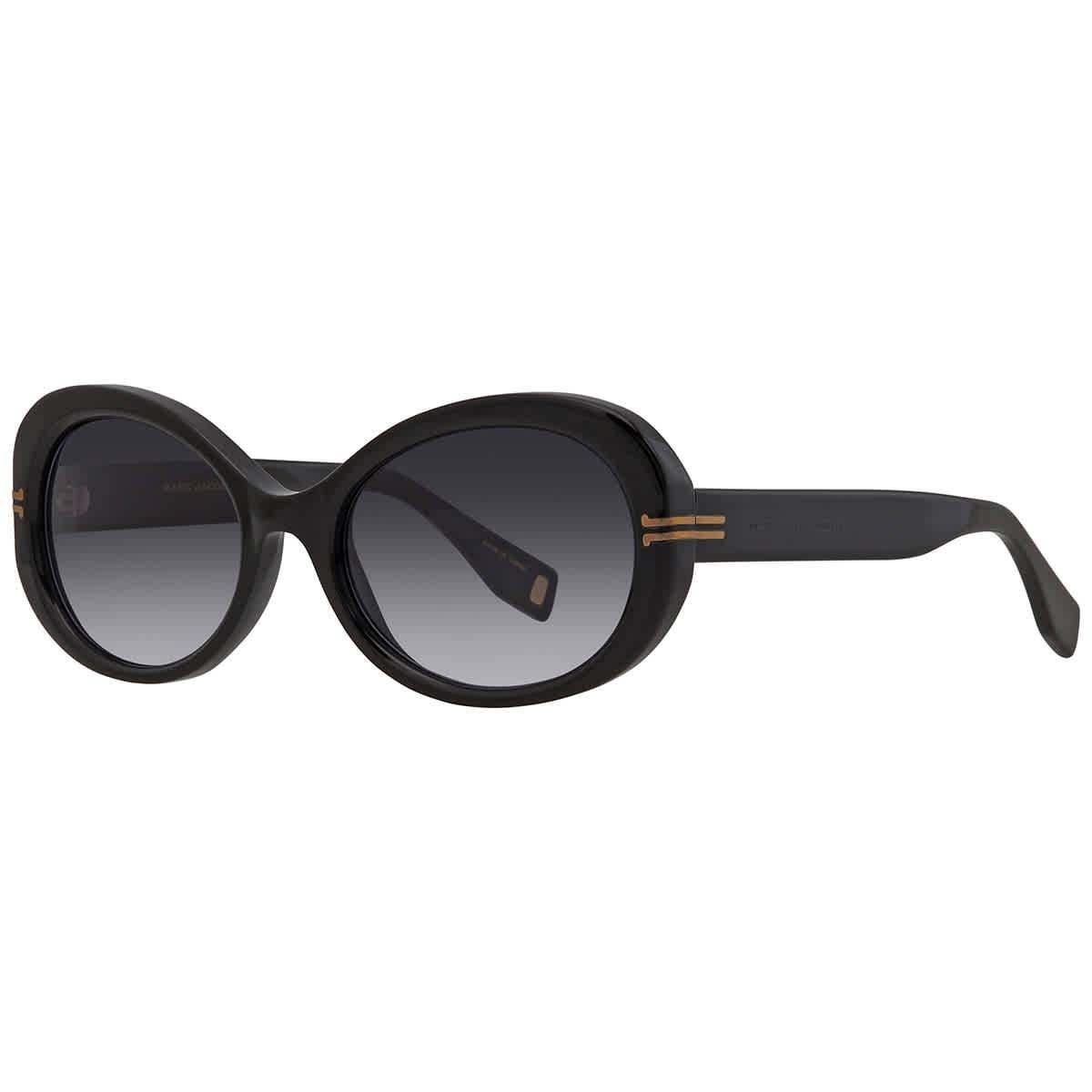 Marc Jacobs Grey Butterfly Sunglasses in Black | Lyst
