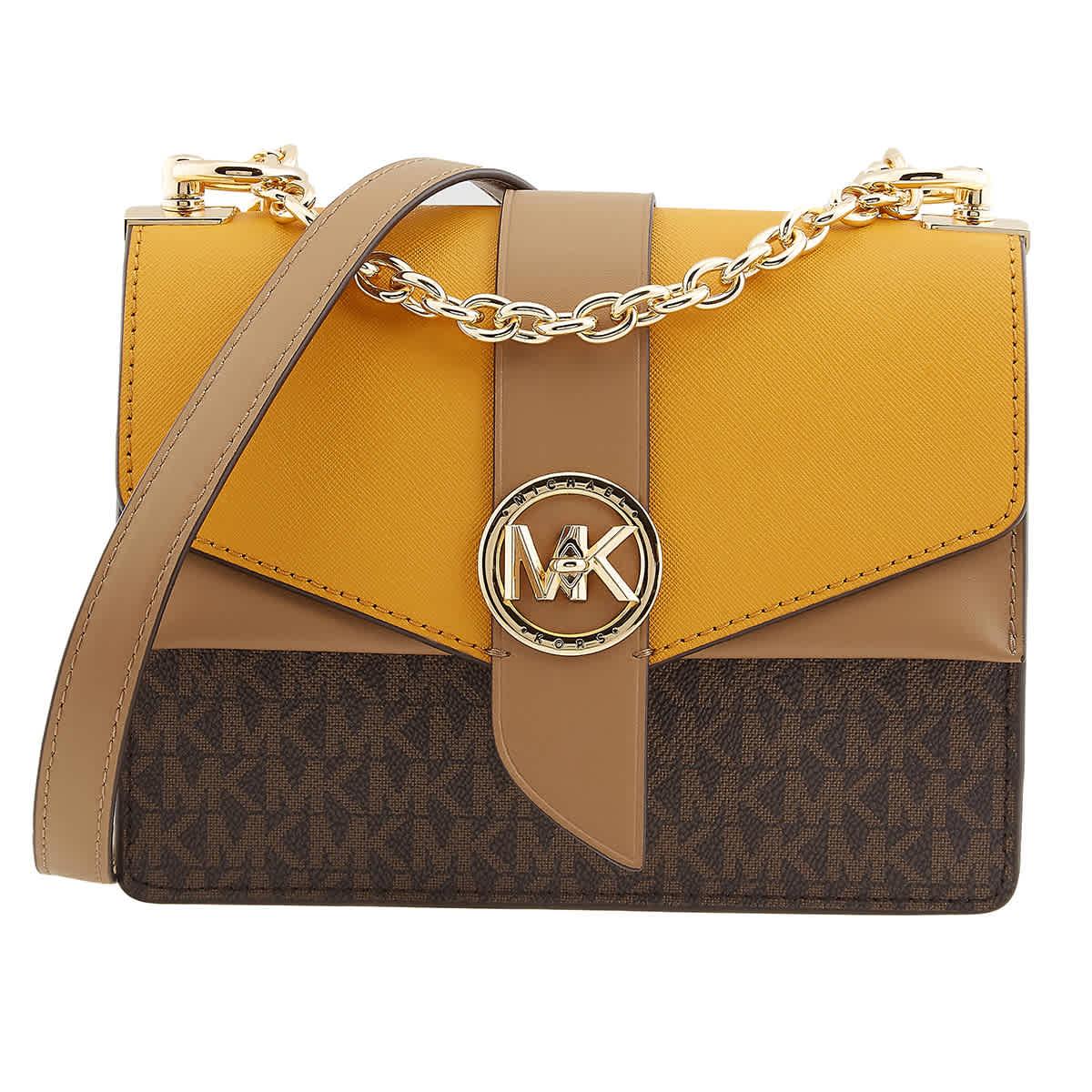 MICHAEL MICHAEL KORS Greenwich small saffiano leather crossbody