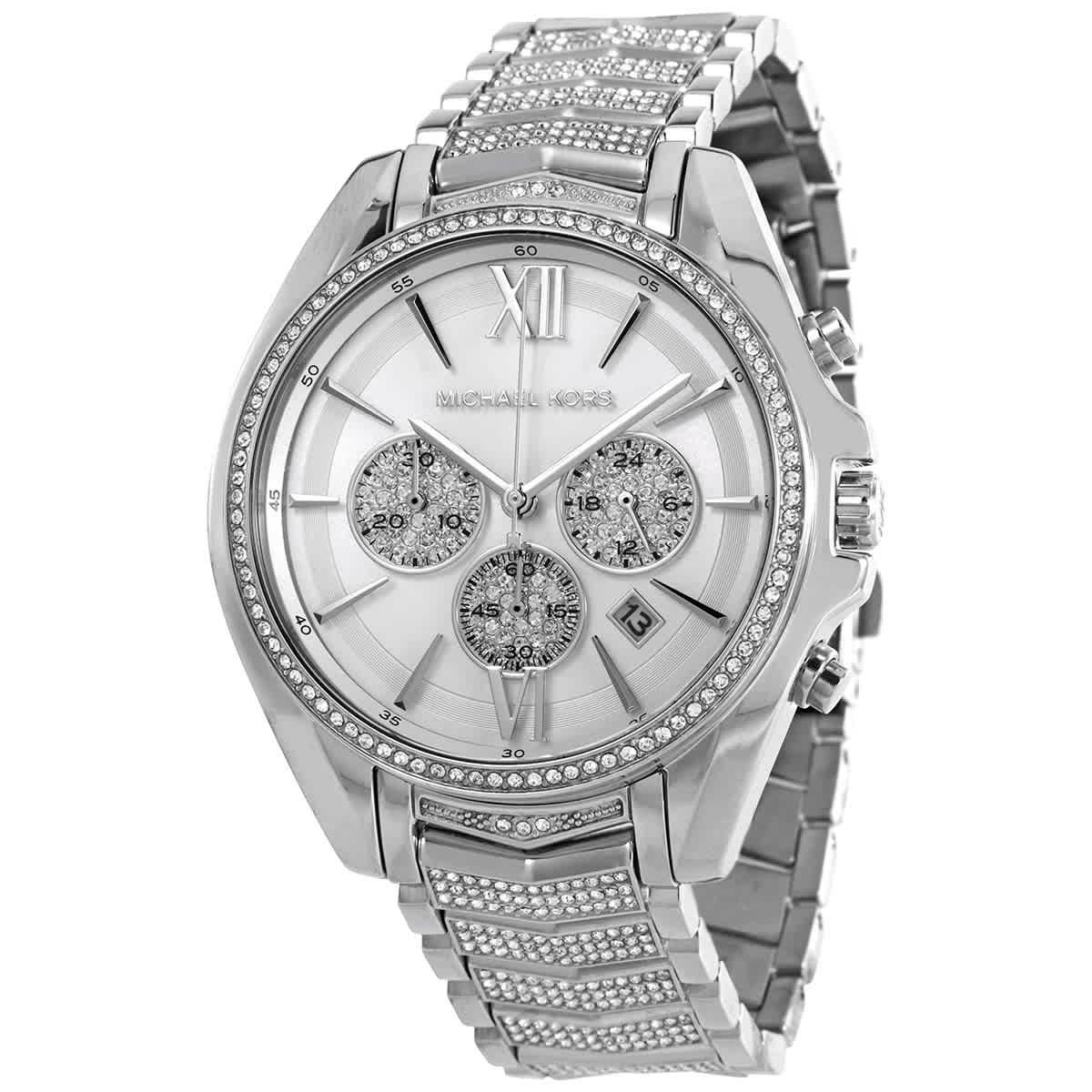silver tone watch