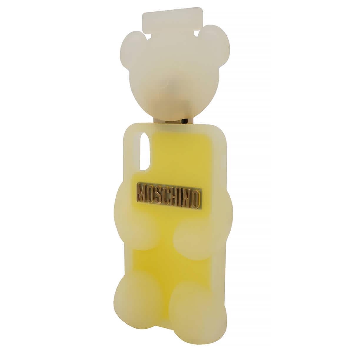 Moschino Mchino Clear Teddy Bear Iphone X/xs Case in Yellow | Lyst