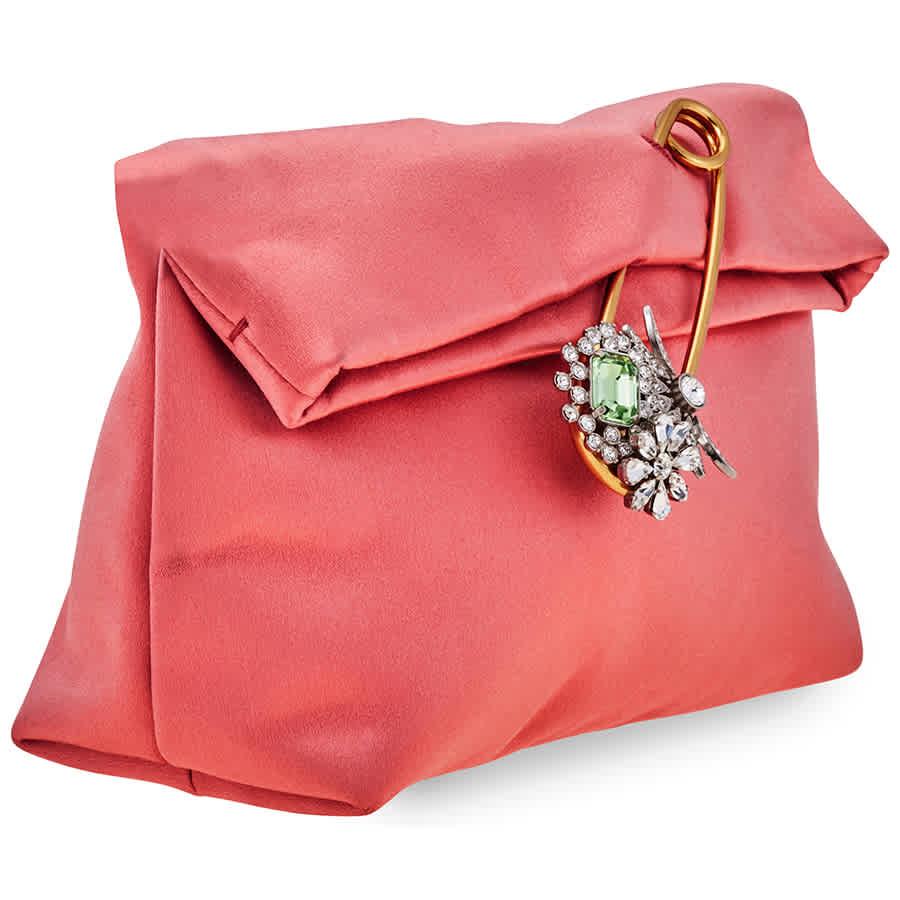 Burberry Leather S Satin Silk Pin Small Clutch in Pink Lyst