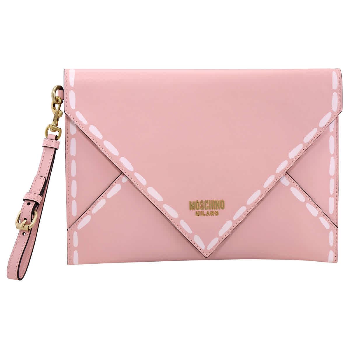 Moschino outlet envelope clutch