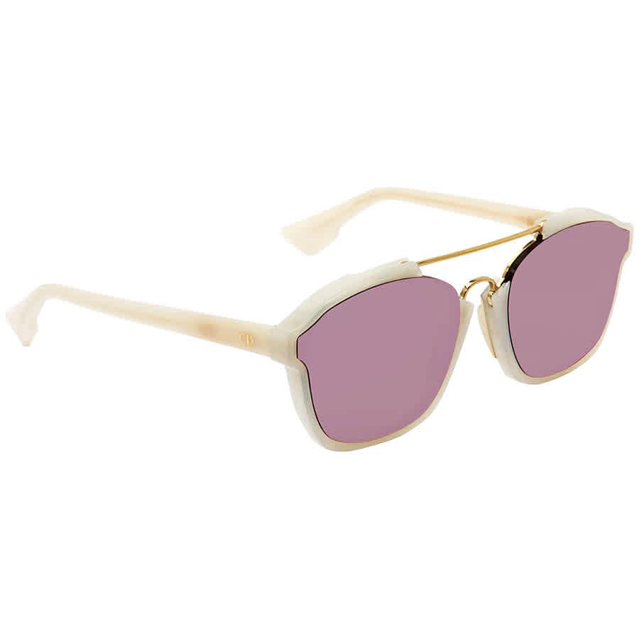 dior white frame sunglasses
