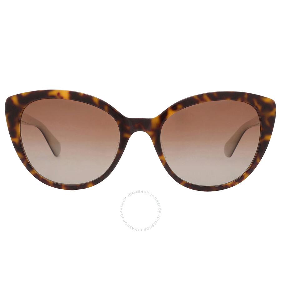 Kate Spade Polarized Brown Gradient Cat Eye Sunglasses Amberlee/s 0086