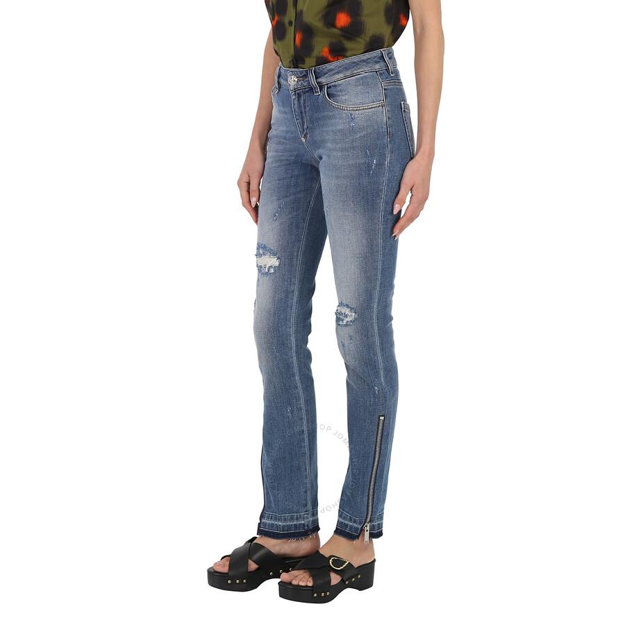Philipp Plein Morgan Fit Angel Stretch Denim Jeans in Blue Lyst