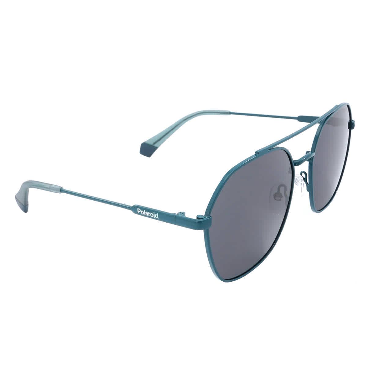 Polaroid Core Grey Pilot Sunglasses in Blue | Lyst