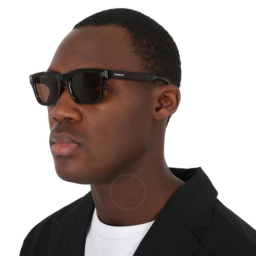 Burberry Dark Brown Rectangular Sunglasses Be4403f 300273 51 for Men Lyst