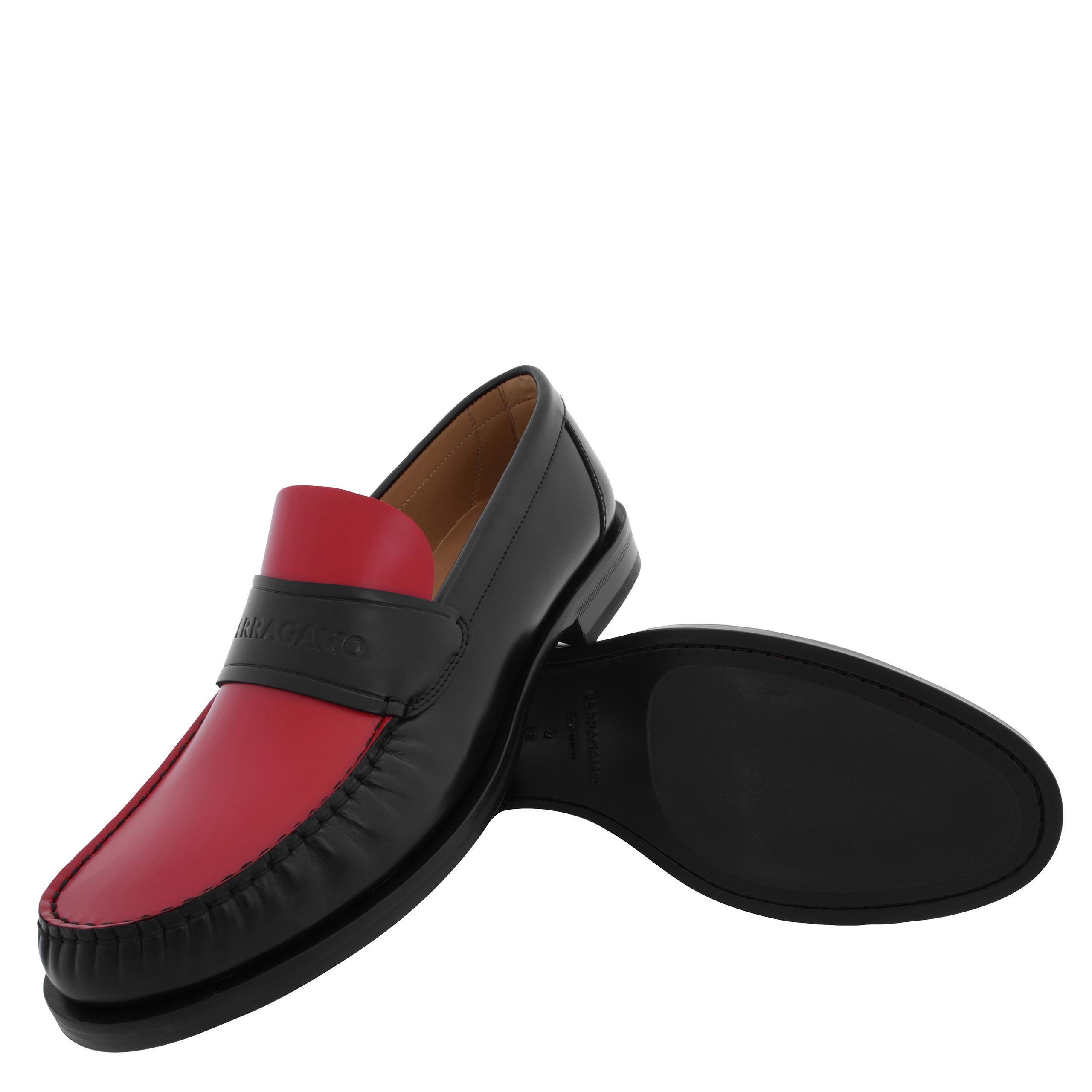 Red Ferragamo Shoes for Men | Lyst