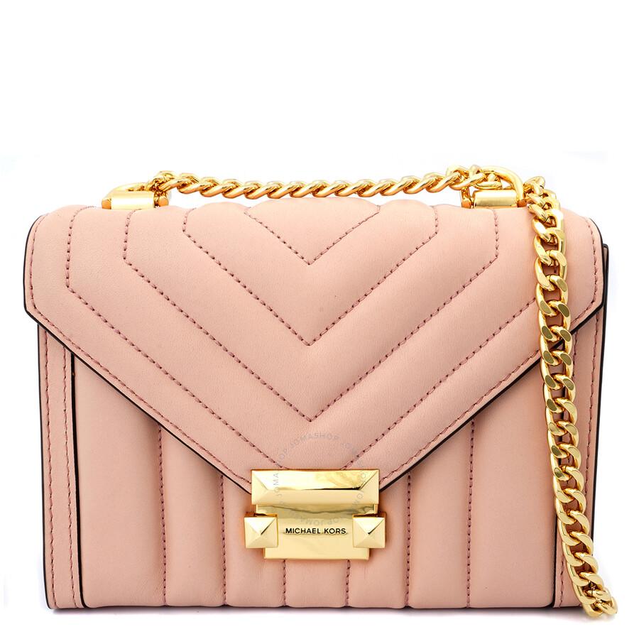 Michael Kors Whitney Quilted Shoulder Bag in Pink Lyst