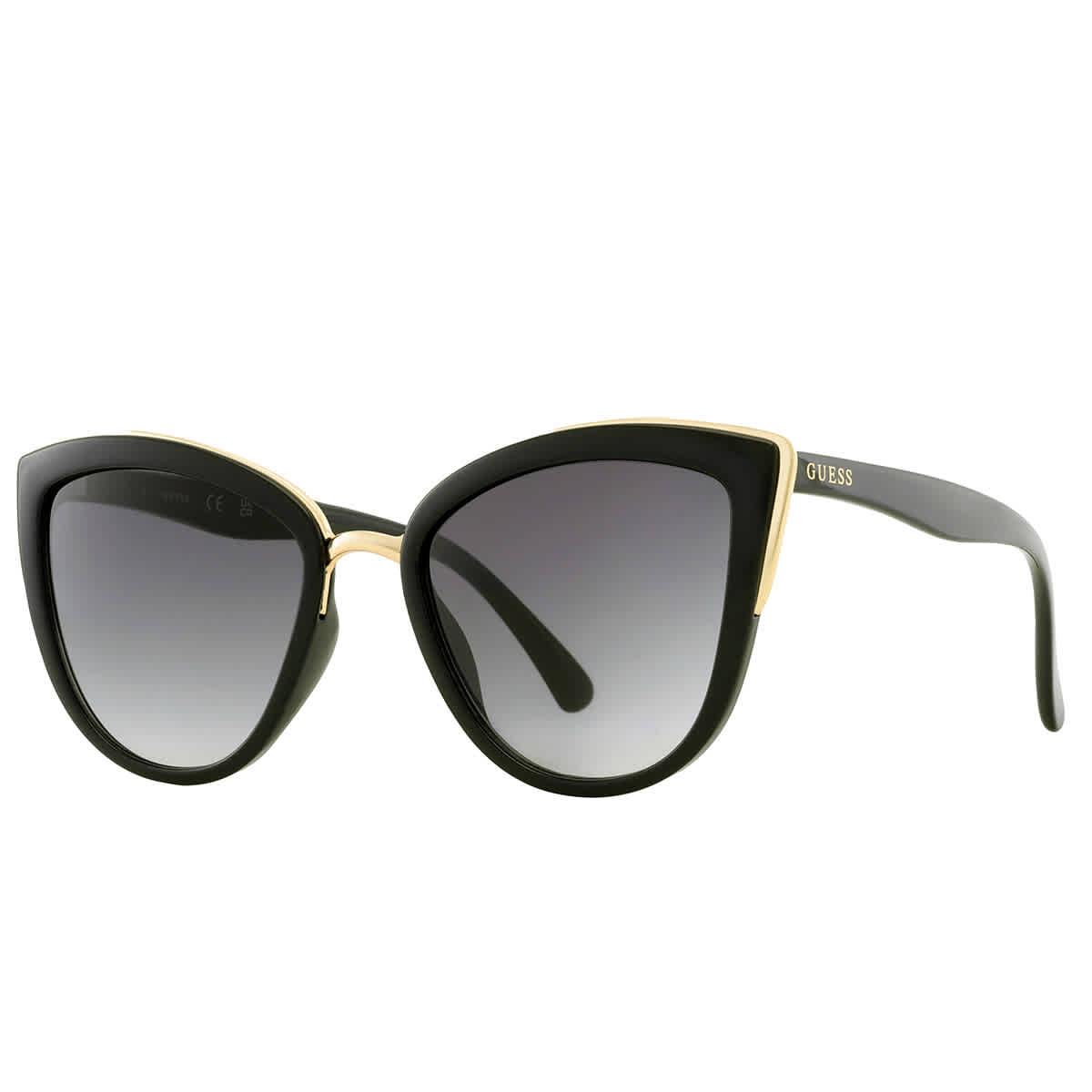 Guess Smoke Gradient Cat Eye Sunglasses Gf0313 01b 55 in  display picture 3