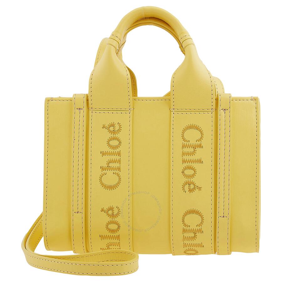 【送料無料/関税込】*Chloe* Woody Mini Tote 関税込み【CHLOE】Woody mini tote bag