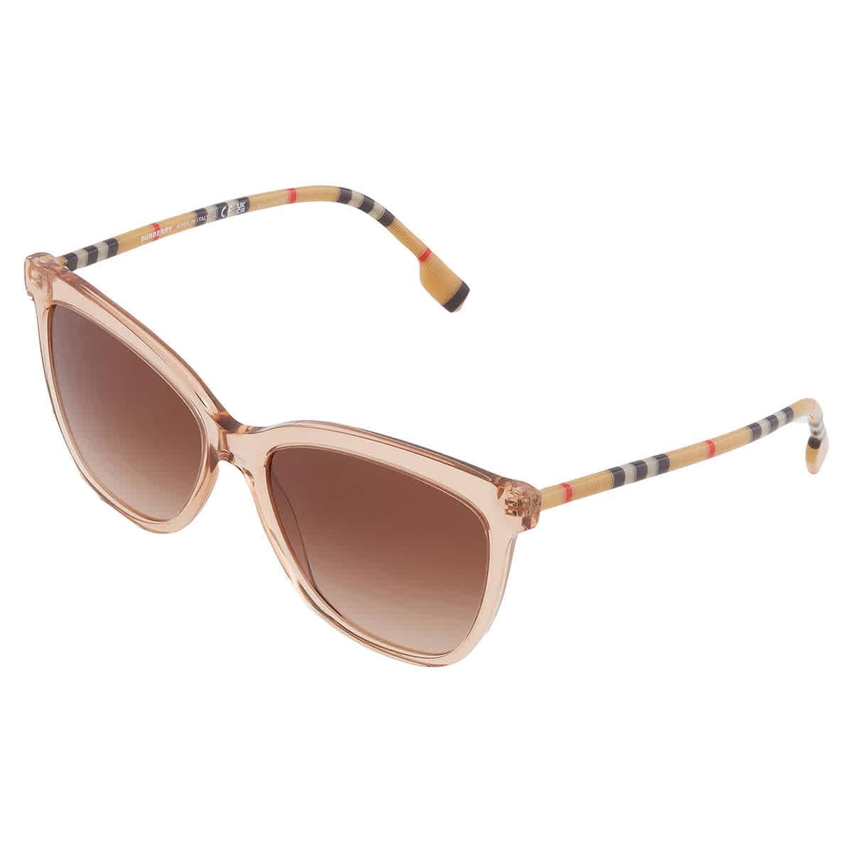 Burberry Clare Brown Gradient Butterfly Sunglasses Be4308 