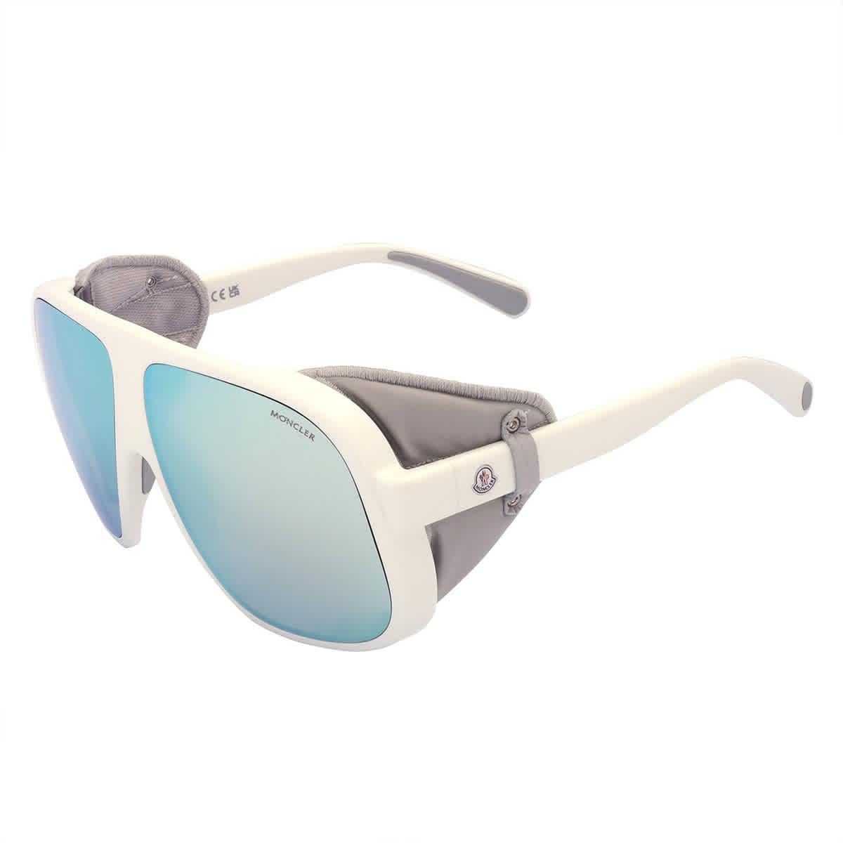 Moncler Diffractor Smoke Silver Flash Oversized Sunglasses Moncler Diffractor Smoke Silver Flash Oversized Sunglasses