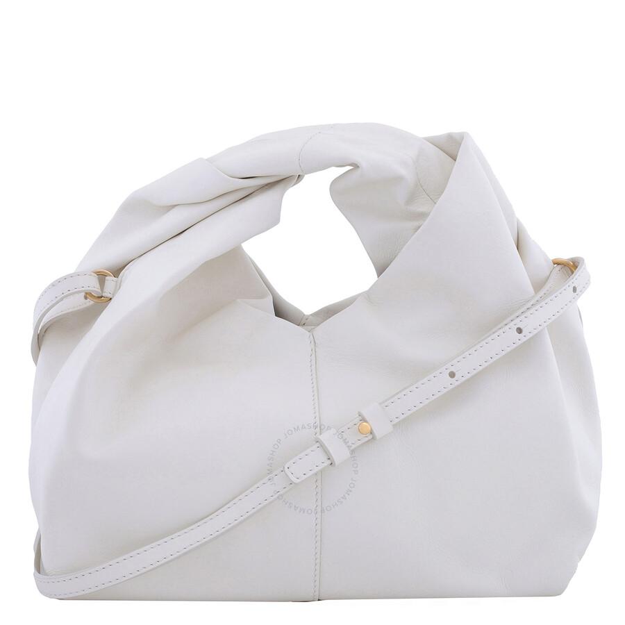 【送料&関税込】J.W. Anderson White Leather Hobo Twister Bag JW Anderson Hobo Twister Bag in White | Lyst