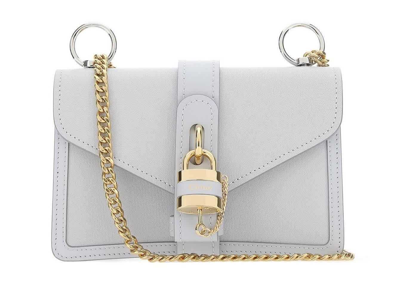 grey chain shoulder bag
