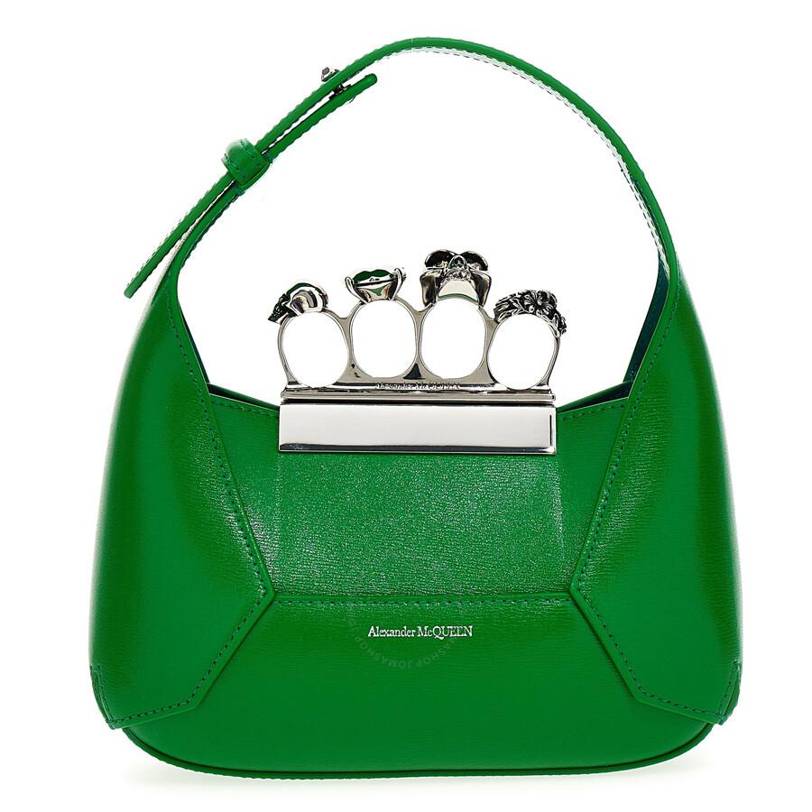 [アレキサンダーマックイーン] JEWELLED HOBO レザーバッグ Alexander McQueen】新作バッグ「The Jewelled Hobo」が登場