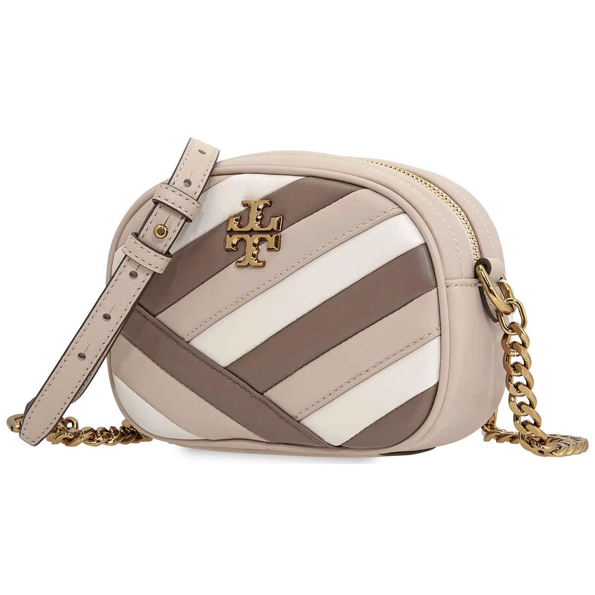 kira chevron textured small camera bolsa