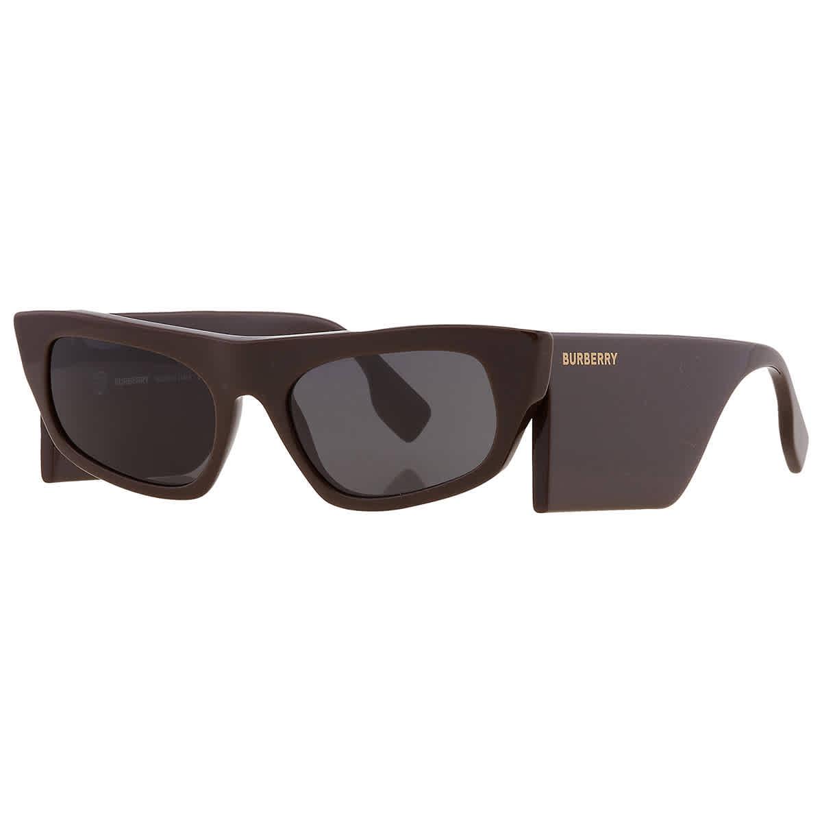Burberry Palmer Dark Grey Irregular Sunglasses Be4385 403787 55 in 