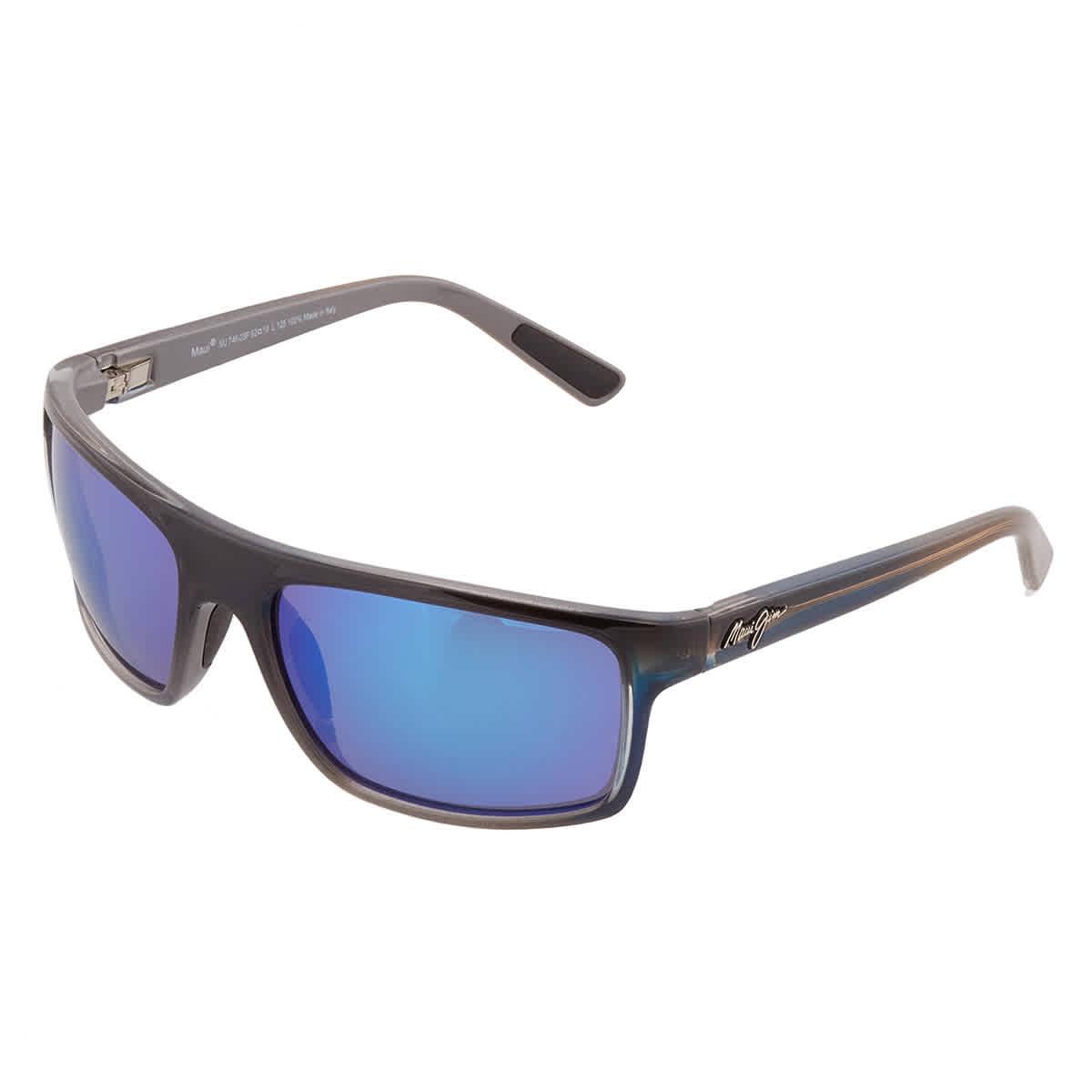Buyr.com | Sports Sunglasses | Maui Jim Byron Bay w/Patented PolarizedPlus2  Lenses Polrized Wrap Sunglasses, Matte Black Rubber/Neutral Grey Polarized,  Large