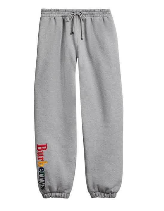 Burberry Cotton Rainbow Logo Sweatpants in Grey,Rainbow (Grey) for Men -  Lyst