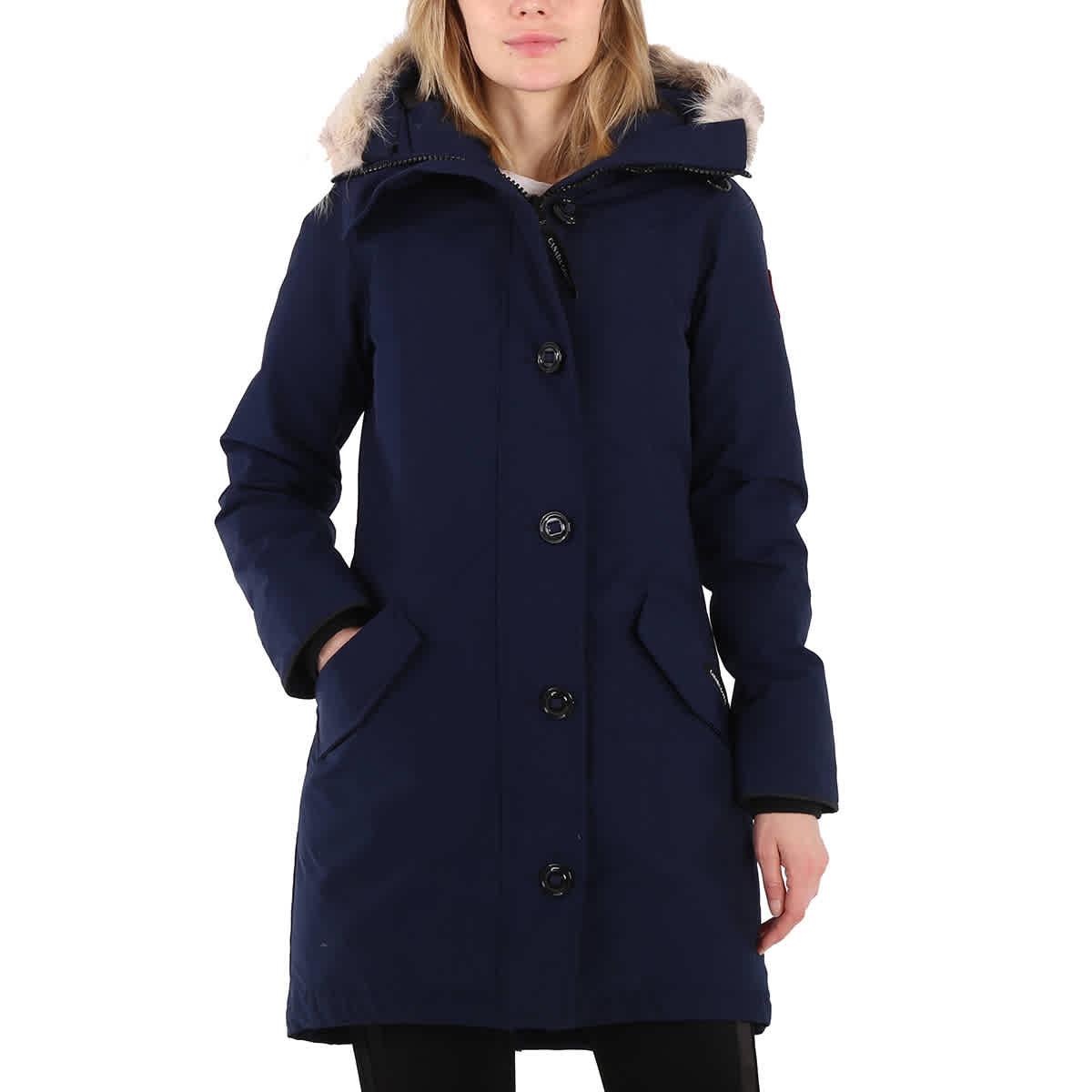 Women's canada goose rossclair parka navy top