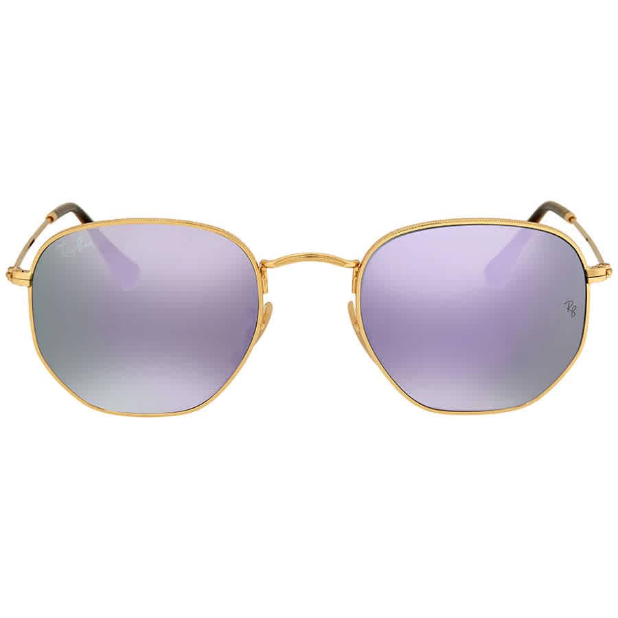 Lilac mirrored ray bans hotsell