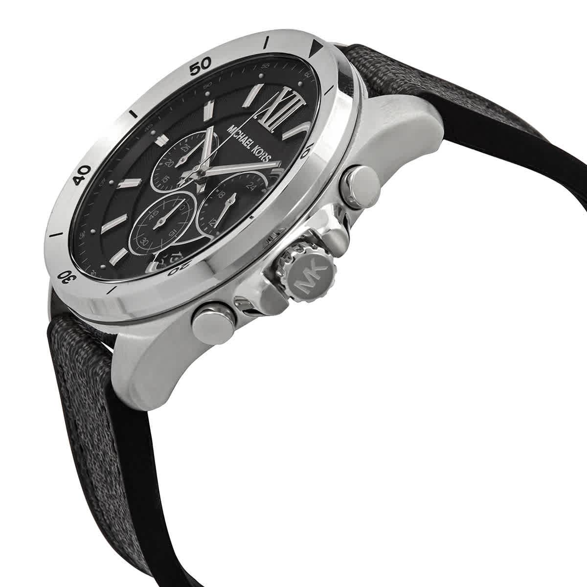 Michael Chronograph Kors for Watch Quartz Black | in Metallic Dial Lyst Men