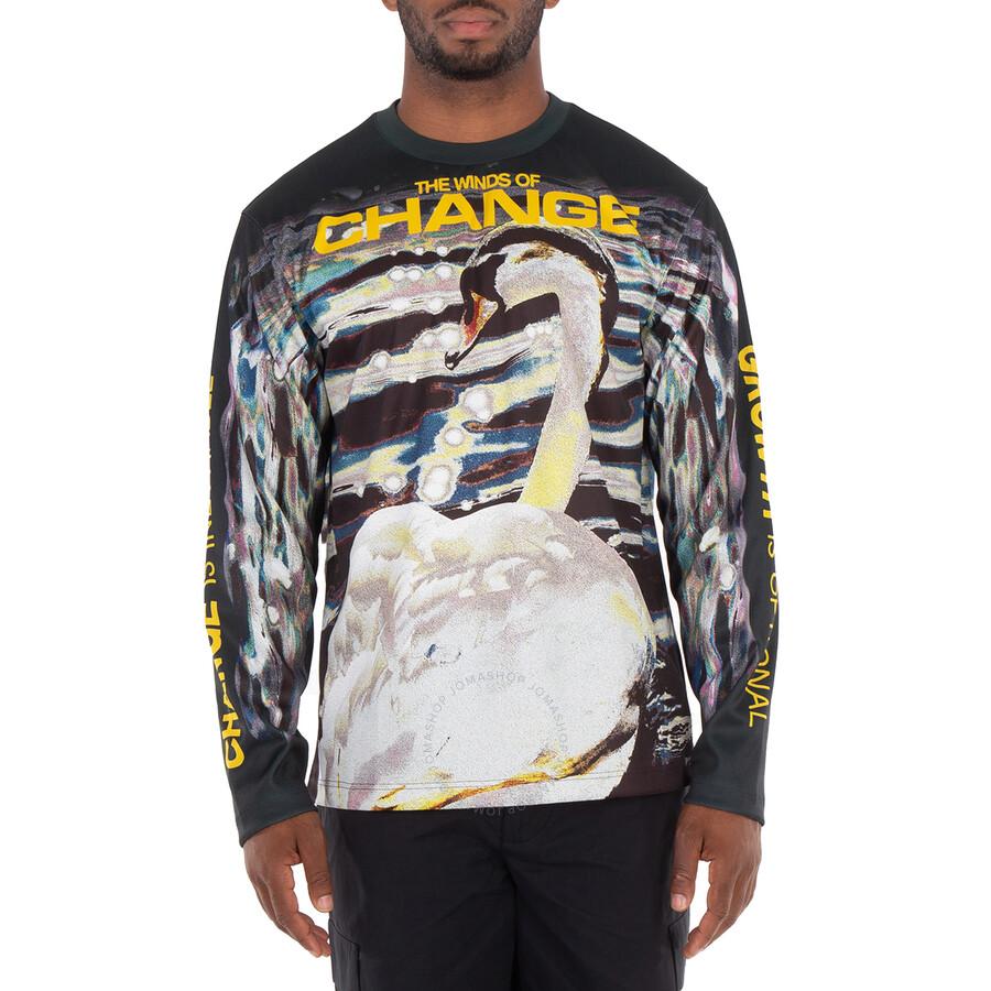 Burberry★素敵！Graphic Printed Long-Sleeve T-Shirt Burberry Graphic-print Long-sleeve T-shirt | ShopSimon