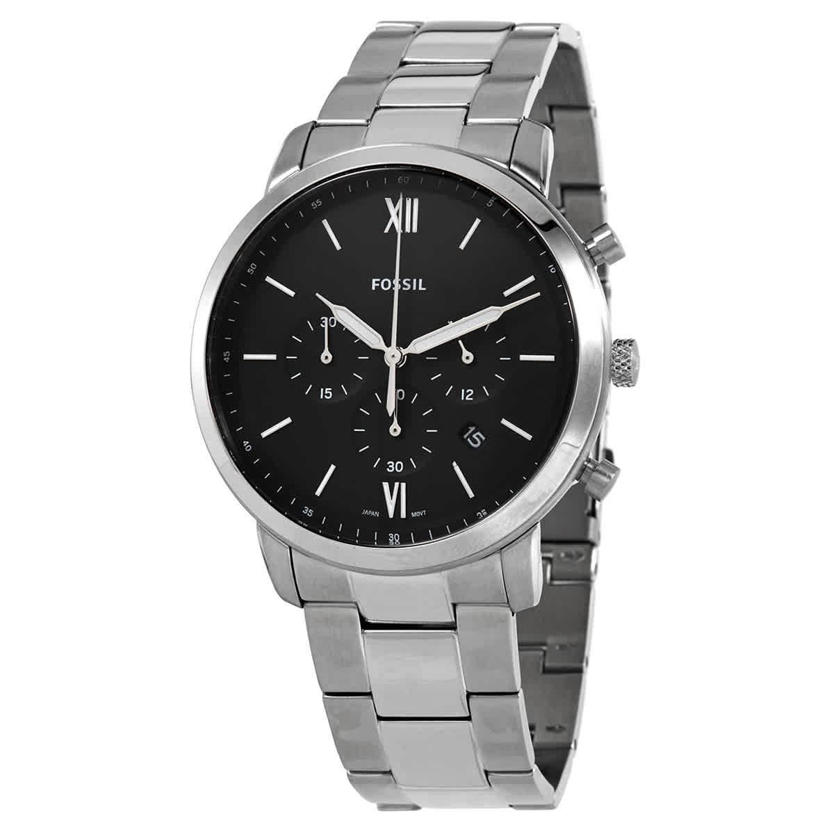 Fossil Neutra Chronograph Stainless Steel Watch in Silver 