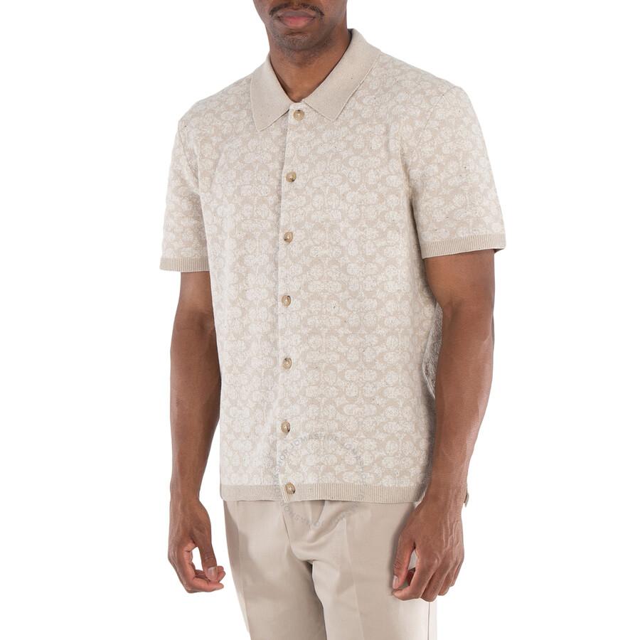 coach dress shirt Outlet Signature Camp making it a unique addition to any wardrobe Men's COACH Polo shirts |