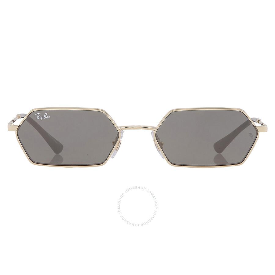 to@ Ray-Ban サングラスORB3728 YEVI BIO-BASED Sunglasses in Silver and Blue - RB3728 | Ray-Ban®