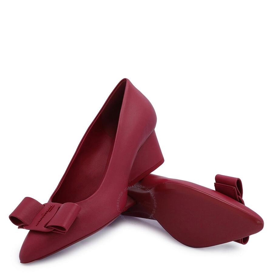 うさSalvatore Ferragamo viva 赤フラットシューズ⭐︎ Ferragamo Salvatore Viva Pump Shoe in Red | Lyst