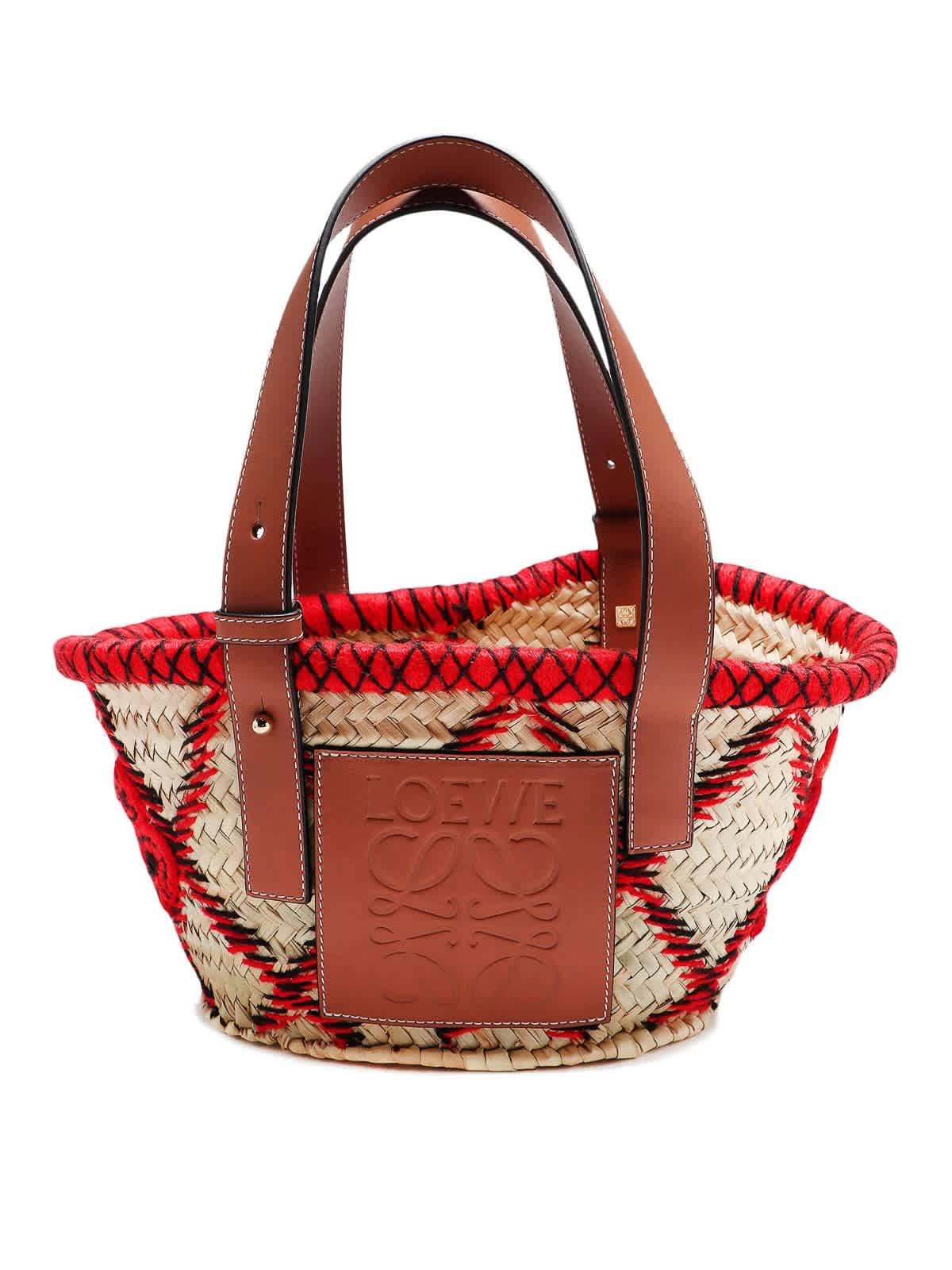 loewe small straw bag
