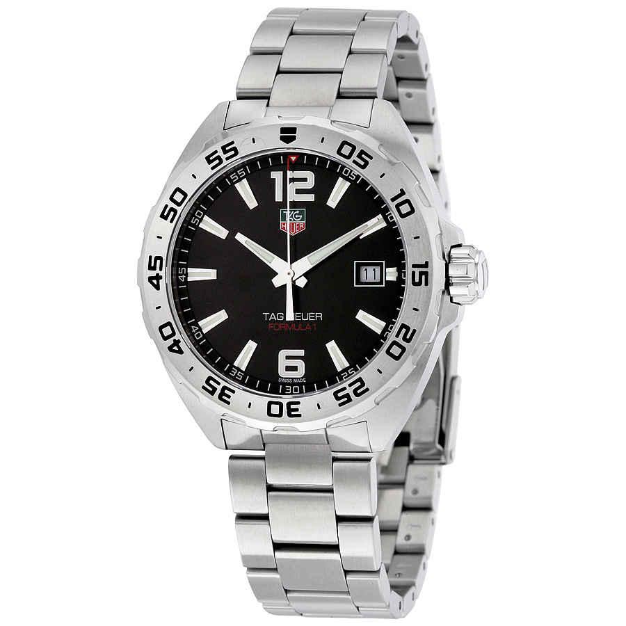 tag heuer formula 1 black dial men's watch
