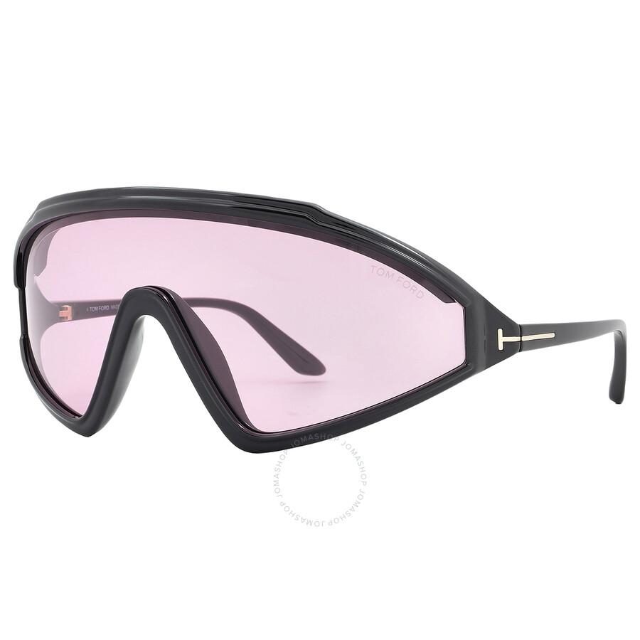 Tom Ford Lorna Violet Shield Sunglasses Ft1121 01y 00 in  display picture 2
