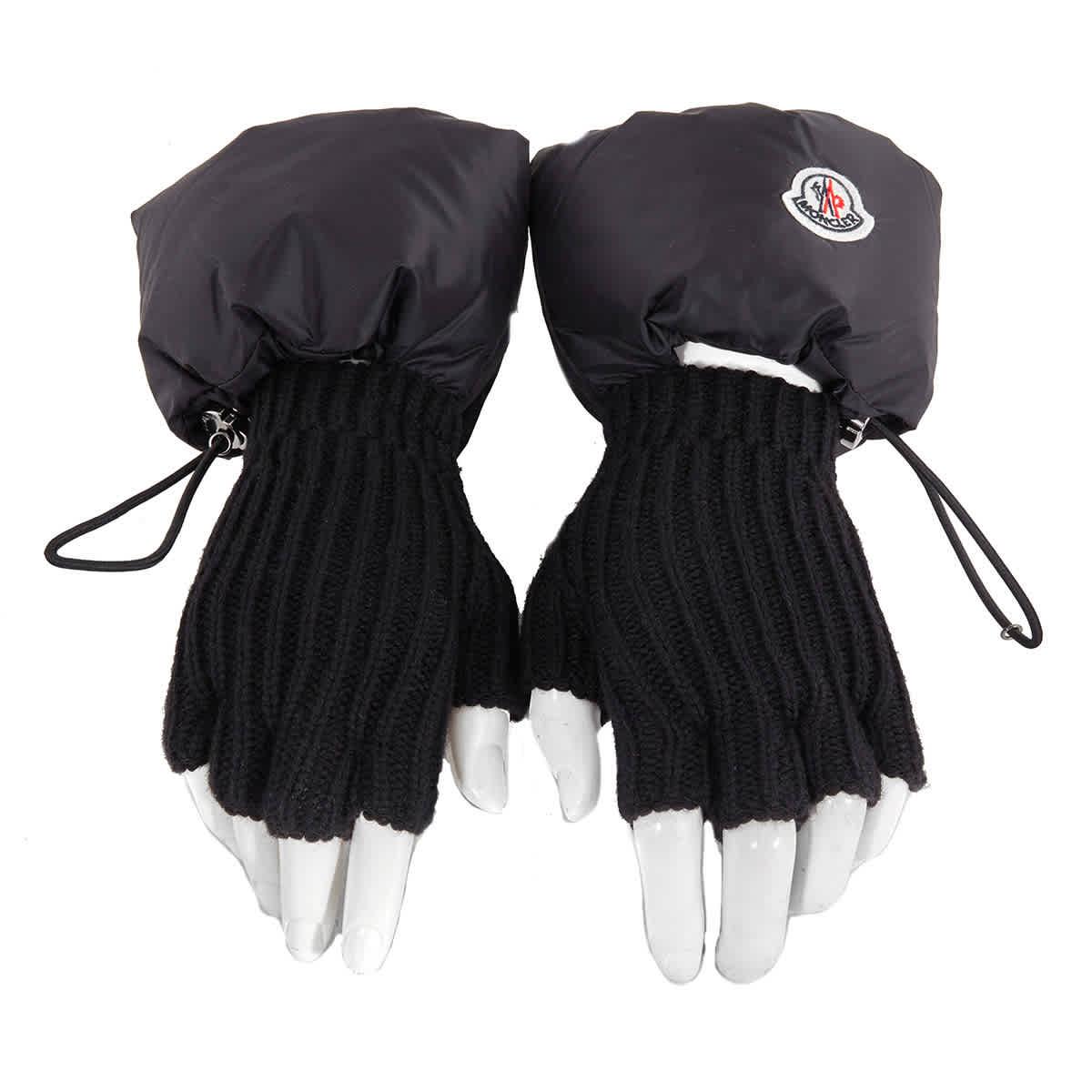 Moncler Mens Black Gloves for Men Lyst