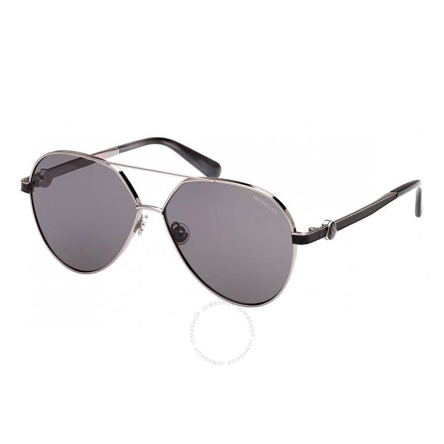 MONCLER　ML0263 14Q VIZTA　サングラス シルバー ブラック MONCLER ML0263 14Q VIZTA サングラス シルバー ブラック