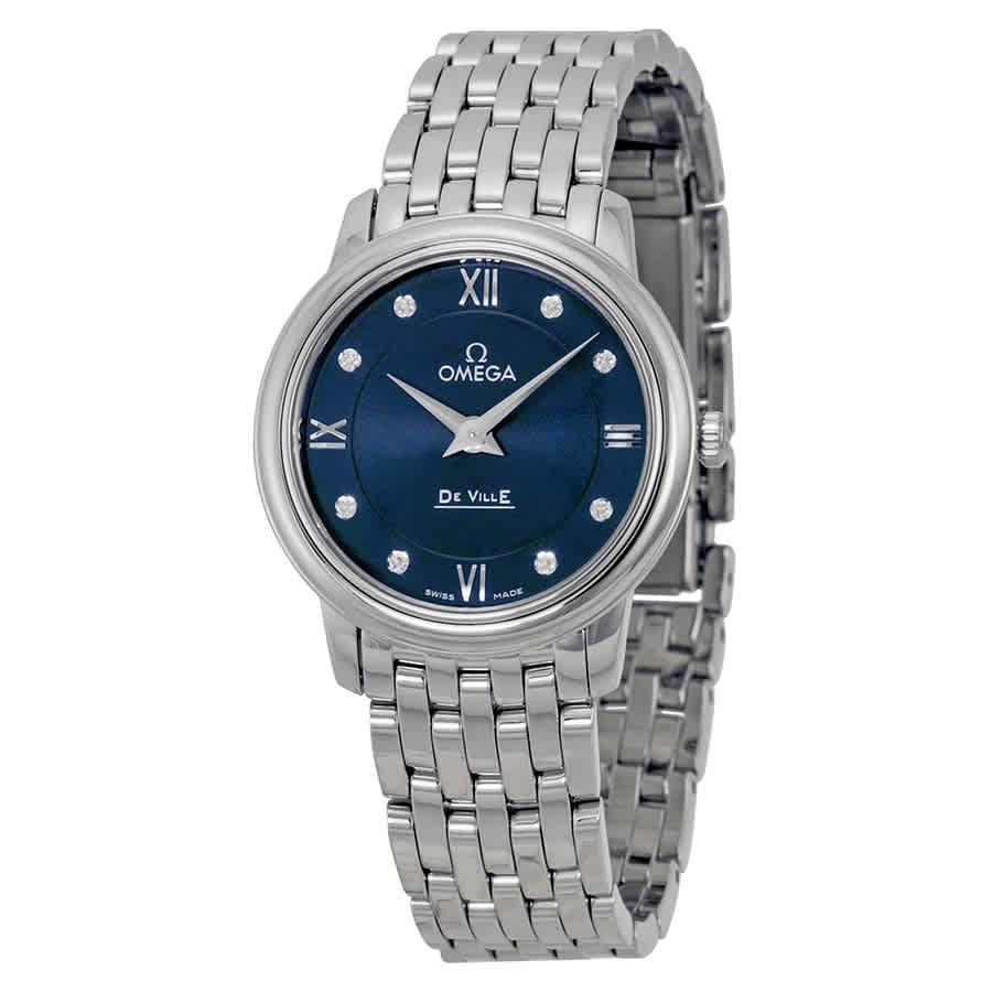 Omega Deville Prestige Blue Diamond 
