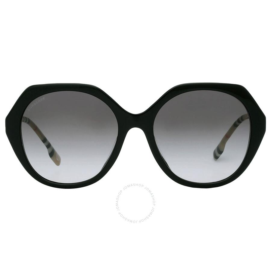 Burberry Vanessa Grey Gradient Irregular Sunglasses Be4375f