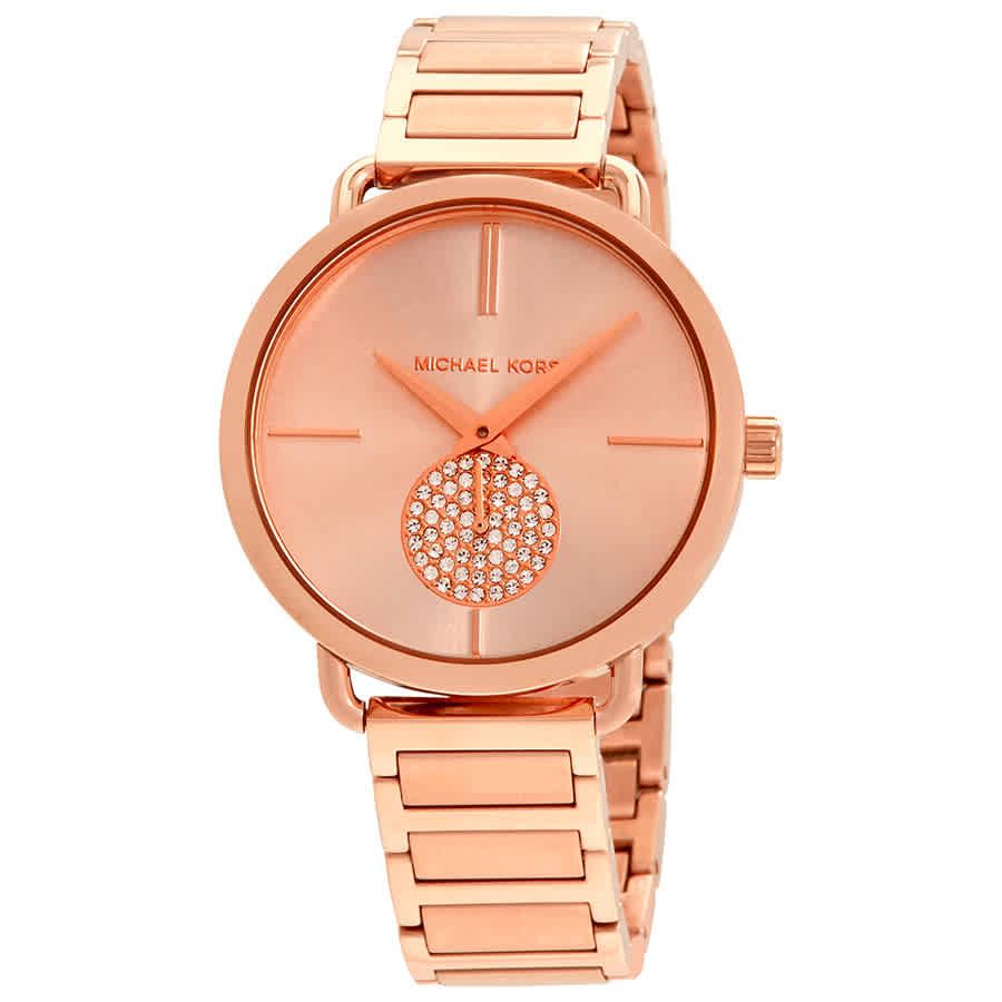 Michael Kors Portia Rose Dial Rose Gold 