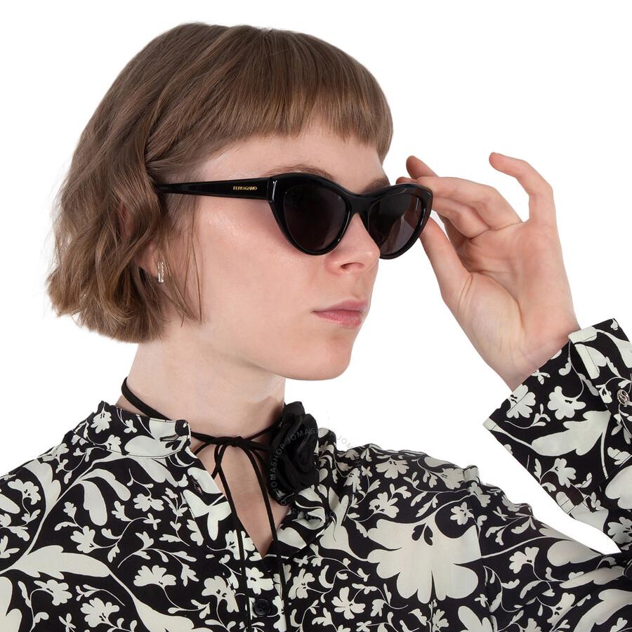 SALVATORE FERRAGAMO キャットアイサンクラス SF1102S 001 Sunglasses Salvatore Ferragamo SF1102S (001) SF1102S Woman
