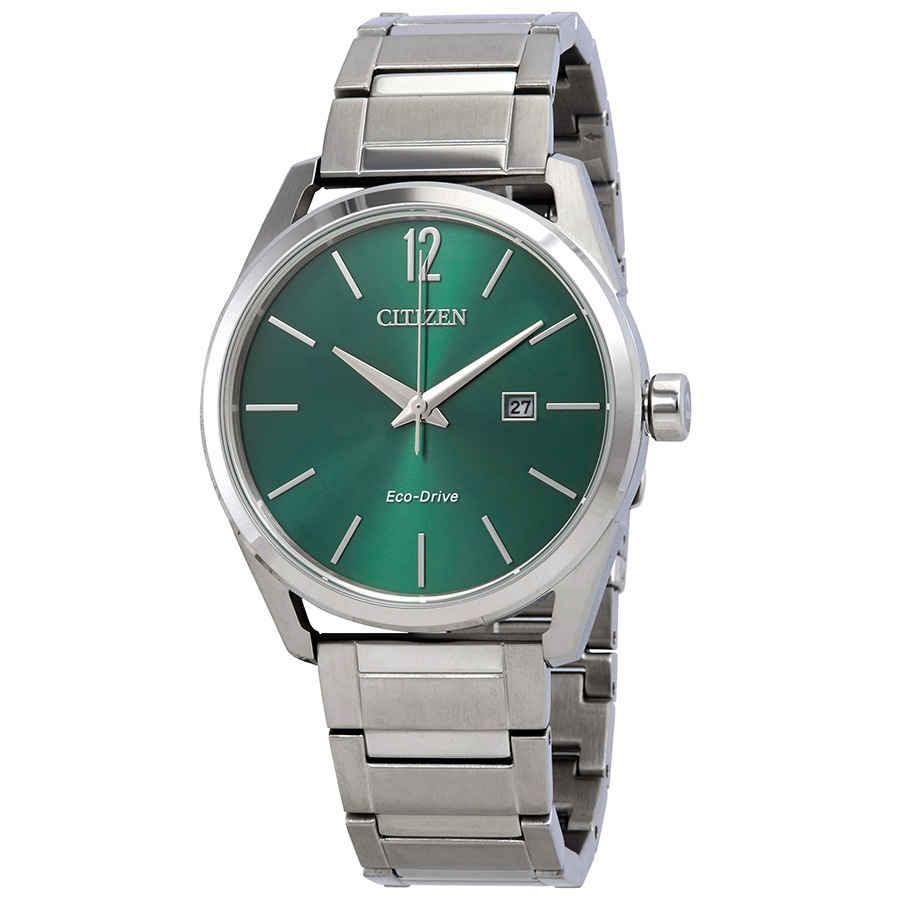 Citizen Cto Ecodrive Green Dial Mens Watch 51x for Men Lyst
