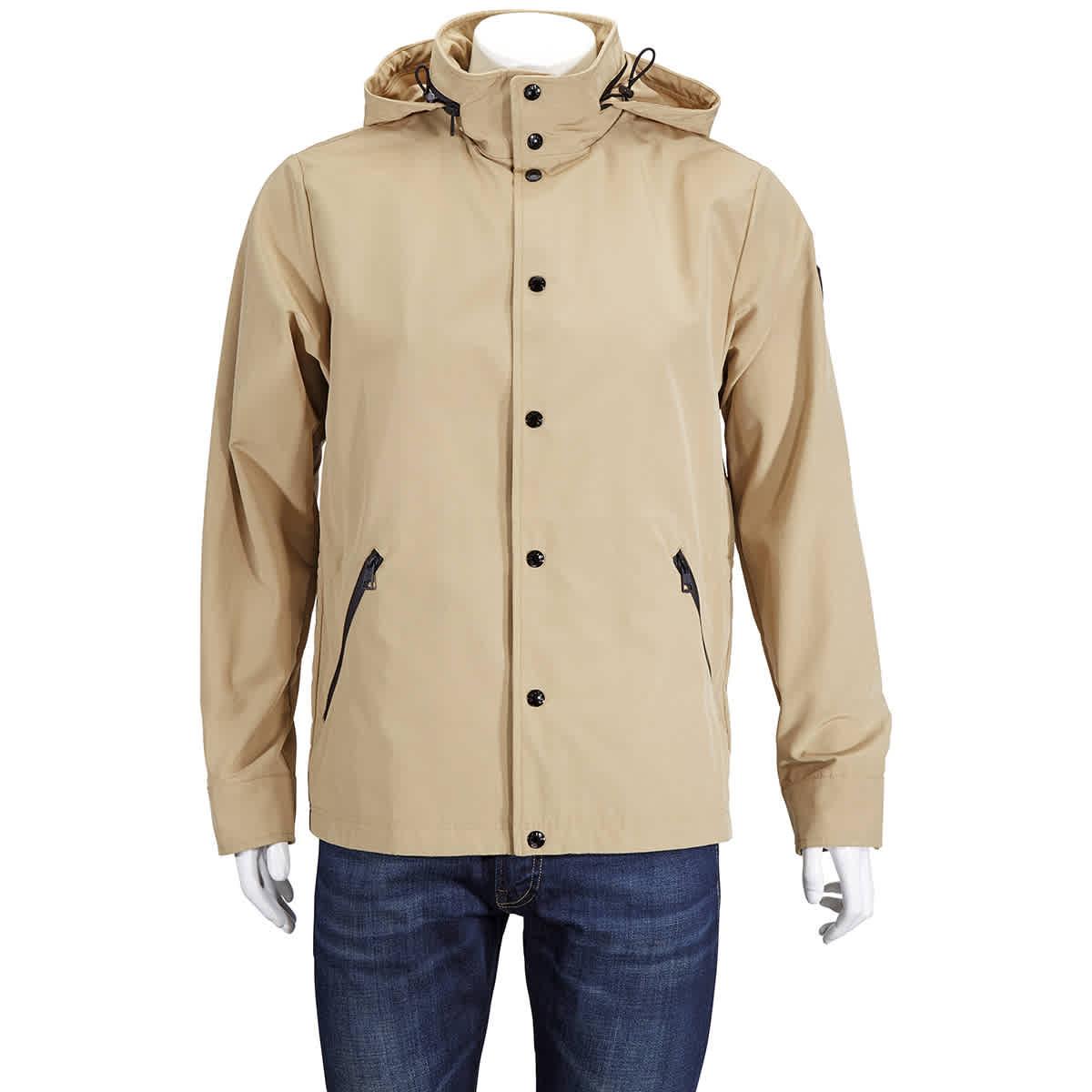 beige moncler jacket