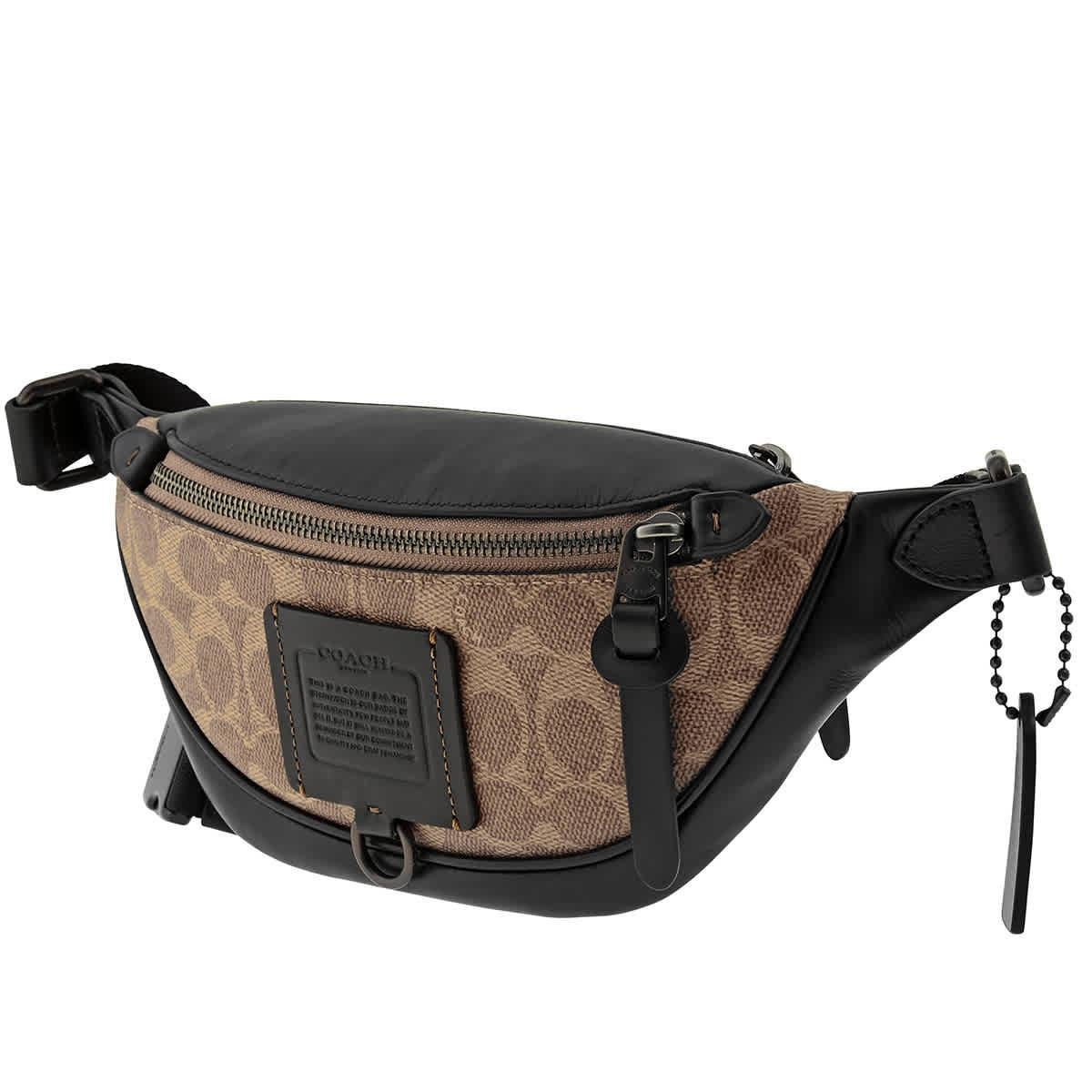 COACH Leather Rivington Khaki Mens Belt Bag in Beige (Natural) for Men ...