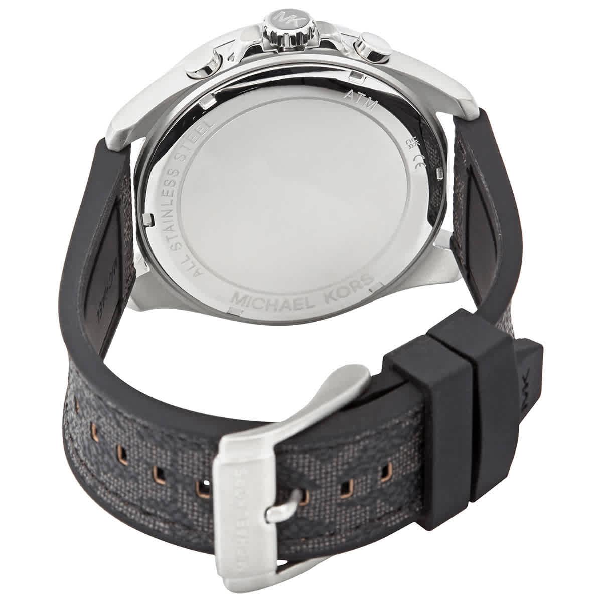 Michael Kors Chronograph Quartz Black Dial Watch in Metallic for Men | Lyst